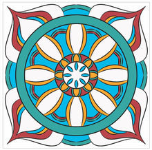Load image into Gallery viewer, Mosaic Tile Stickers, Pack Of 16, All Sizes, Waterproof, Azulejo Transfers For Kitchen / Bathroom Tiles C55 - Bolsover Designs