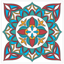 Load image into Gallery viewer, Mosaic Tile Stickers, Pack Of 16, All Sizes, Waterproof, Azulejo Transfers For Kitchen / Bathroom Tiles C55 - Bolsover Designs