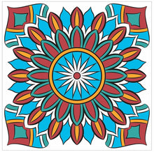 Load image into Gallery viewer, Mosaic Tile Stickers, Pack Of 16, All Sizes, Waterproof, Azulejo Transfers For Kitchen / Bathroom Tiles C55 - Bolsover Designs