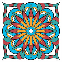 Load image into Gallery viewer, Mosaic Tile Stickers, Pack Of 16, All Sizes, Waterproof, Azulejo Transfers For Kitchen / Bathroom Tiles C55 - Bolsover Designs