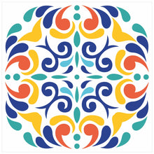 Load image into Gallery viewer, Mosaic Tile Stickers, Pack Of 16, All Sizes, Waterproof, Azulejo Transfers For Kitchen / Bathroom Tiles C56 - Bolsover Designs