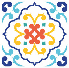 Load image into Gallery viewer, Mosaic Tile Stickers, Pack Of 16, All Sizes, Waterproof, Azulejo Transfers For Kitchen / Bathroom Tiles C56 - Bolsover Designs