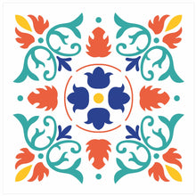 Load image into Gallery viewer, Mosaic Tile Stickers, Pack Of 16, All Sizes, Waterproof, Azulejo Transfers For Kitchen / Bathroom Tiles C56 - Bolsover Designs