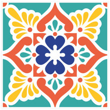 Load image into Gallery viewer, Mosaic Tile Stickers, Pack Of 16, All Sizes, Waterproof, Azulejo Transfers For Kitchen / Bathroom Tiles C56 - Bolsover Designs