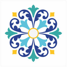 Load image into Gallery viewer, Mosaic Tile Stickers, Pack Of 16, All Sizes, Waterproof, Azulejo Transfers For Kitchen / Bathroom Tiles C56 - Bolsover Designs