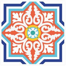 Load image into Gallery viewer, Mosaic Tile Stickers, Pack Of 16, All Sizes, Waterproof, Azulejo Transfers For Kitchen / Bathroom Tiles C56 - Bolsover Designs