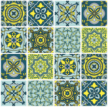 Load image into Gallery viewer, Mosaic Tile Stickers, Pack Of 16, All Sizes, Waterproof, Transfers For Kitchen / Bathroom Tiles C08 - Bolsover Designs