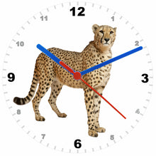 Load image into Gallery viewer, Animal Clocks, A Choice Of Animals on a Quartz Clock. Stand or Wall Mounted, 200mm, Battery Included