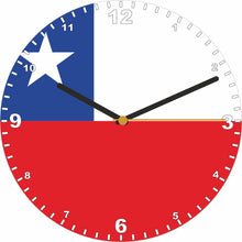 Load image into Gallery viewer, Flag Clock - Beginning With A - G, Flag Of Your Chosen Country On A Quartz Clock, Stand or Wall Mounted, 200mm