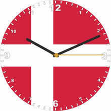 Load image into Gallery viewer, Flag Clock - Beginning With A - G, Flag Of Your Chosen Country On A Quartz Clock, Stand or Wall Mounted, 200mm