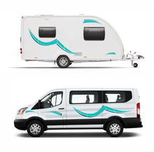 Load image into Gallery viewer, Graphics Decals For Motorhome Caravan Campervan Vivaro Transit Van Minibus MH005 - Bolsover Designs