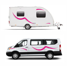 Load image into Gallery viewer, Graphics Decals For Motorhome Caravan Campervan Vivaro Transit Van Minibus MH005 - Bolsover Designs