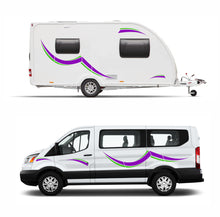Load image into Gallery viewer, Graphics Decals For Motorhome Caravan Campervan Vivaro Transit Van Minibus MH005 - Bolsover Designs