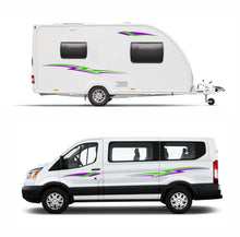 Load image into Gallery viewer, Graphics Decals For Motorhome Caravan Campervan VW T4, T5, Berlingo, Transit Van Minibus MH006 - Bolsover Designs