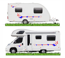 Load image into Gallery viewer, Graphics Decals For Motorhome Caravan Motorhome Transit Van Minibus SWB LWB MH012 - Bolsover Designs