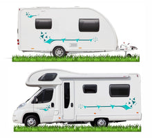 Load image into Gallery viewer, Graphics Decals For Motorhome Caravan Motorhome Transit Van Minibus SWB LWB MH012 - Bolsover Designs