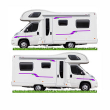 Load image into Gallery viewer, Motorhome Caravan Campervan Decal Vinyl Graphics Stickers 40+ Colours  MH025 - Bolsover Designs