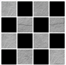 Load image into Gallery viewer, Mosaic Tile Stickers, Transfers, Slate Stone Marble Effects, Pack Of 16 for 100mm - 150mm - 200mm / 4 - 6 - 8 Inch square Tiles SL01 - Bolsover Designs