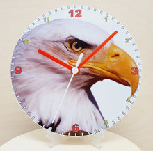 Load image into Gallery viewer, Animal Clocks, A Choice Of Animals on a Quartz Clock. Stand or Wall Mounted, 200mm, Battery Included