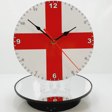 Load image into Gallery viewer, Flag Clock - Beginning With A - G, Flag Of Your Chosen Country On A Quartz Clock, Stand or Wall Mounted, 200mm