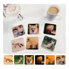 Load image into Gallery viewer, Drinks Coasters, Animal Designs, For Table Top, Mancave Bar, For Coffee Cups, Teacups, Alcoholic Drinks