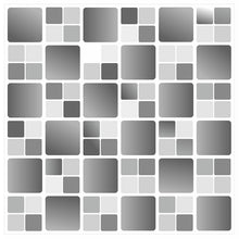 Load image into Gallery viewer, Mosaic Tile Stickers Grey, Pack Of 20, All Sizes, Waterproof, Transfers For Kitchen / Bathroom Tiles G05 - Bolsover Designs
