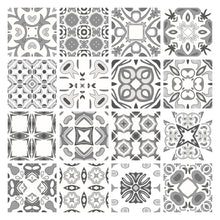 Load image into Gallery viewer, Mosaic Tile Stickers, Pack Of 16, All Sizes, Waterproof, Azulejo Transfers For Kitchen / Bathroom Tiles G15 - Bolsover Designs