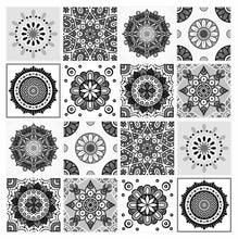Load image into Gallery viewer, Mosaic Tile Stickers, Pack Of 16, All Sizes, Waterproof, Transfers For Kitchen / Bathroom Tiles G18 - Bolsover Designs