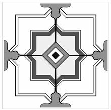 Load image into Gallery viewer, Mosaic Tile Stickers, Pack Of 16, All Sizes, Waterproof, Azulejo Transfers For Kitchen / Bathroom Tiles G25 - Bolsover Designs