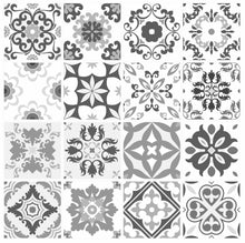 Load image into Gallery viewer, Mosaic Tile Stickers, Pack Of 16, All Sizes, Waterproof, Azulejo Transfers For Kitchen / Bathroom Tiles G28 - Bolsover Designs