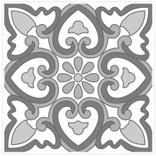Load image into Gallery viewer, Mosaic Tile Stickers, Grey, Pack Of 16, All Sizes, Waterproof, Azulejo Transfers For Kitchen / Bathroom Tiles G51 - Bolsover Designs