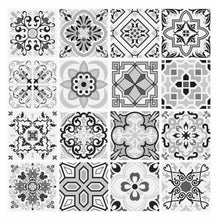 Load image into Gallery viewer, Mosaic Tile Stickers, Grey, Pack Of 16, All Sizes, Waterproof, Azulejo Transfers For Kitchen / Bathroom Tiles G55 - Bolsover Designs