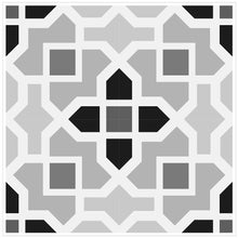 Load image into Gallery viewer, Mosaic Tile Stickers, Grey, Pack Of 16, All Sizes, Waterproof, Azulejo Transfers For Kitchen / Bathroom Tiles G55 - Bolsover Designs