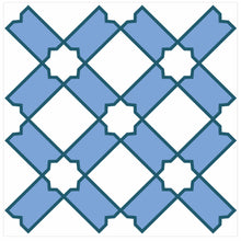 Load image into Gallery viewer, Mosaic Tile Stickers, Pack Of 16, All Sizes, Waterproof, Azulejo Transfers For Kitchen / Bathroom Tiles GT72 - Bolsover Designs