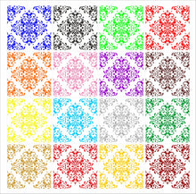 Load image into Gallery viewer, Mosaic Tile Stickers, Pack Of 16, All Sizes, Waterproof, Azulejo Transfers For Kitchen / Bathroom Tiles GT02 - Bolsover Designs