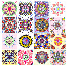 Load image into Gallery viewer, Mosaic Tile Stickers, Pack Of 16, All Sizes, Waterproof, Azulejo Transfers For Kitchen / Bathroom Tiles GT03 - Bolsover Designs