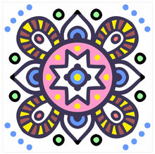 Load image into Gallery viewer, Mosaic Tile Stickers, Pack Of 16, All Sizes, Waterproof, Azulejo Transfers For Kitchen / Bathroom Tiles GT03 - Bolsover Designs