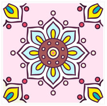 Load image into Gallery viewer, Mosaic Tile Stickers, Pack Of 16, All Sizes, Waterproof, Azulejo Transfers For Kitchen / Bathroom Tiles GT03 - Bolsover Designs