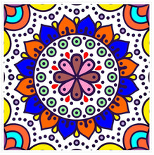 Load image into Gallery viewer, Mosaic Tile Stickers, Pack Of 16, All Sizes, Waterproof, Azulejo Transfers For Kitchen / Bathroom Tiles GT03 - Bolsover Designs