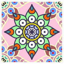 Load image into Gallery viewer, Mosaic Tile Stickers, Pack Of 16, All Sizes, Waterproof, Azulejo Transfers For Kitchen / Bathroom Tiles GT03 - Bolsover Designs