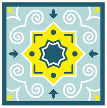 Load image into Gallery viewer, Mosaic Tile Stickers, Pack Of 16, All Sizes, Waterproof, Azulejo Transfers For Kitchen / Bathroom Tiles GT04 - Bolsover Designs