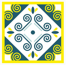 Load image into Gallery viewer, Mosaic Tile Stickers, Pack Of 16, All Sizes, Waterproof, Azulejo Transfers For Kitchen / Bathroom Tiles GT04 - Bolsover Designs