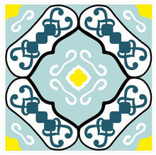 Load image into Gallery viewer, Mosaic Tile Stickers, Pack Of 16, All Sizes, Waterproof, Azulejo Transfers For Kitchen / Bathroom Tiles GT04 - Bolsover Designs