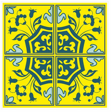 Load image into Gallery viewer, Mosaic Tile Stickers, Pack Of 16, All Sizes, Waterproof, Azulejo Transfers For Kitchen / Bathroom Tiles GT04 - Bolsover Designs