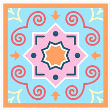 Load image into Gallery viewer, Mosaic Tile Stickers, Pack Of 16, All Sizes, Waterproof, Azulejo Transfers For Kitchen / Bathroom Tiles GT05 - Bolsover Designs