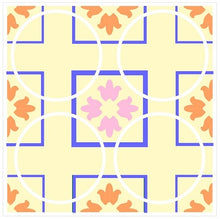 Load image into Gallery viewer, Mosaic Tile Stickers, Pack Of 16, All Sizes, Waterproof, Azulejo Transfers For Kitchen / Bathroom Tiles GT05 - Bolsover Designs