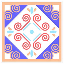Load image into Gallery viewer, Mosaic Tile Stickers, Pack Of 16, All Sizes, Waterproof, Azulejo Transfers For Kitchen / Bathroom Tiles GT05 - Bolsover Designs