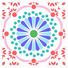 Load image into Gallery viewer, Mosaic Tile Stickers, Pack Of 16, All Sizes, Waterproof, Azulejo Transfers For Kitchen / Bathroom Tiles GT05 - Bolsover Designs