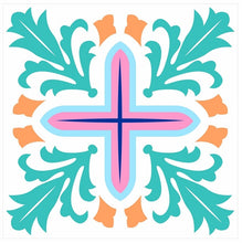 Load image into Gallery viewer, Mosaic Tile Stickers, Pack Of 16, All Sizes, Waterproof, Transfers For Kitchen / Bathroom Tiles GT08 - Bolsover Designs