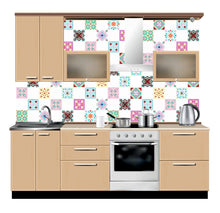 Load image into Gallery viewer, Mosaic Tile Stickers, Pack Of 16, All Sizes, Waterproof, Transfers For Kitchen / Bathroom Tiles GT12 - Bolsover Designs